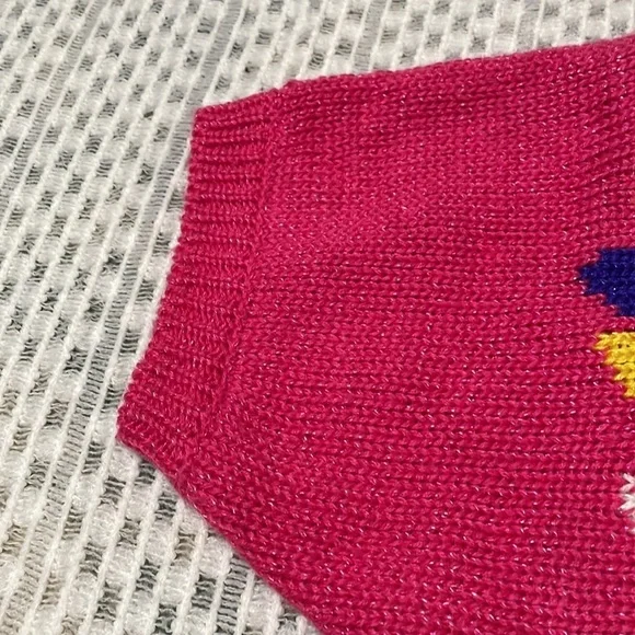 Vintage 80s Jaclyn Smith Knit Pink Sweater - Picture 5 of 16